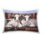 Cows on Farmhouse Couch Design by GeorgeDyachenkoArt Throw Pillow
